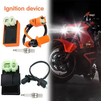 Uždegimo motociklas Motociklas Pradėti CDI Prietaiso Orange Modifikuotų Aukštos Įtampos Paketo uždegimo sistema Lenktynių AC 6 Pin CDI Dėžutę