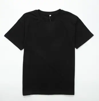 Moterų trumparankoviai marškinėliai black vasaros t-shirt prarasti laukinių paprastas atsitiktinis marškinėliai