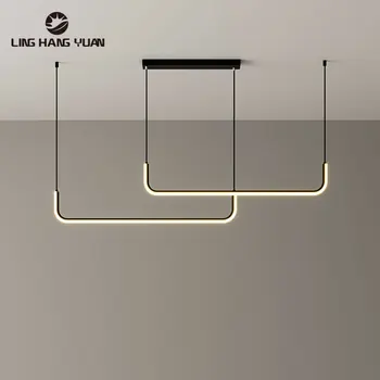 Auksas Juodas LED Sieniniai šviestuvai už kambarį Dinging Kambarys Blizgesio Lamparas Modernus Šviestuvas Kabo Apšvietimas Namuose priedai veltiniams, vilna lempa