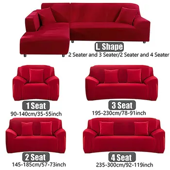 Elastingas elastingas sofa cover standartinio dydžio, visiškai suvynioti sofa dangtelis nuimamas kampe sofa cover už kambarį