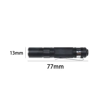 Nešiojamų Mini Penlight 2000LM LED Žibintuvėlį, Fakelą Kišenėje Šviesos Vandeniui Žibintų AAA Baterijos Galingas Led Stovyklavimo Medžioklė