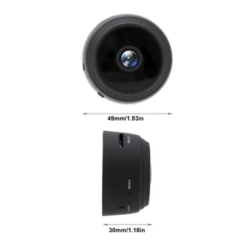A9 1080P Wifi Mini Kamera Home Security P2P Kamera, WiFi Naktinio Matymo Belaidės Stebėjimo Kameros Nuotolinio Stebėti Telefono App