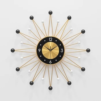 Prabangus Didelis Sieninis Laikrodis Modernus Nordic Dizainas Minimalistinis Silent Sieninis Laikrodis Didelio Viduržemio jūros Kambarį Klok Namų Dekoro AD50WC