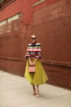 2020-Line Klostuotas Sijonas Streetwear Užsakymą Ilgai Tiulio Sijonai Moterų Oficialią Šalies Sijonas jupe кожаная юбка