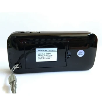 L-088AM Dual Band Įkrovimo Nešiojamas Mini Pocket Digital Auto Scan AM FM Radijo Imtuvas su MP3 Muzika, o Žaidėjas Garsiakalbis
