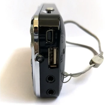 L-088AM Dual Band Įkrovimo Nešiojamas Mini Pocket Digital Auto Scan AM FM Radijo Imtuvas su MP3 Muzika, o Žaidėjas Garsiakalbis