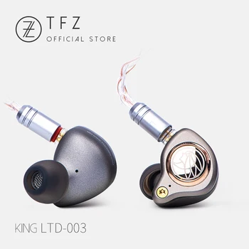 TFZ/ KING LTD Hifi Ausinės,8 - core sidabruotas kabelis,Neckband HIFI Bass Triukšmo Pritaikyti Dinaminės Ausinės iphone