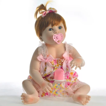 22 Colių Kūdikis Reborn Lėlės Reborn Visą Silikono Kūno Naujagimių Žaislų Mergina Vaikų Siurprizas Realus Draugai Mados Dovana Pop Pardavimas
