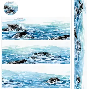 Dangus ežero washi tape Raštinės reikmenys Kraštovaizdžio Lipni Dekoratyviniai lipdukai