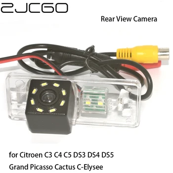 ZJCGO CCD Automobilio Galinio vaizdo Atbulas Atgal į Viršų Stovėjimo Vandeniui vaizdo Kamera, skirta Citroen C3, C4, C5, DS3 DS4 DS5 Grand Picasso Kaktusas C-Elysee