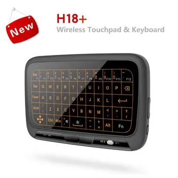 Mados Profesionalų Daugiafunkcį H18+ Wireless Air Mouse 2.4 GHz Wireless Mini Klaviatūra Visiškai Touchpad Klaviatūra Kompiuteris Įrankiai