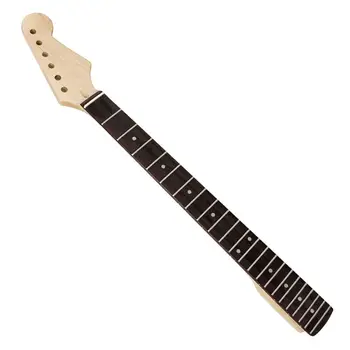 22 Nervintis Gitaros Kaklo Klevo Medienos Fingerboard Sektoriaus ir Privalomas Apdaila 24BD