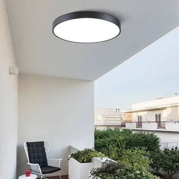 Ultra plonas Apvalus LED lubų šviesos gyvenimo valgomasis, miegamasis dia 23-60cm Rc Pritemdomi modernių lubų lempos apšvietimo šviestuvas