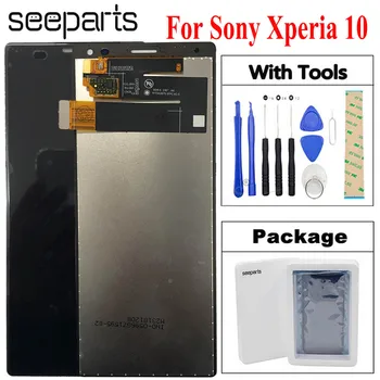 Patikrintas Sony Xperia 10 LCD Ekranas Jutiklinis Ekranas skaitmeninis keitiklis Asamblėjos 6.0