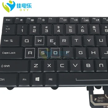 Greitas Laivas OVY MUMS nešiojamojo kompiuterio klaviatūros CLEVO P750 p/n:IKI-840 HF V149550A MUMS SWN273A1 KB