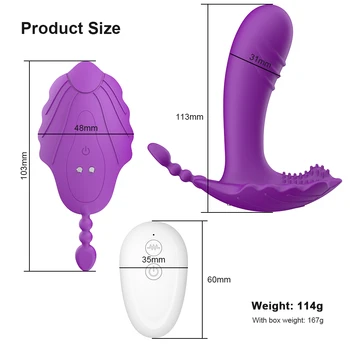 Nešiojami Kelnaitės Dildo, Vibratoriai Nuotolinio Valdymo Klitorio Stimuliatorius Moterų Masturbacija Drugelis Vibruoja Sekso Žaislas, skirtas Moters