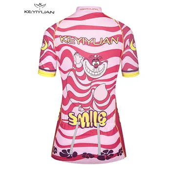 Rožinis Dviratis Jersey Moterų Dviračių Drabužių Ropa Ciclismo Pro Jersey Girl dviračių Viršuje Maillot Marškinėliai MTB Jojimo dėvėti Kvėpuojantis