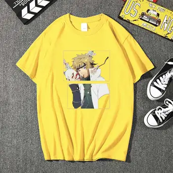 2020 Naruto Minato Kaukė T-Shirt Marškinėliai Vyrams Kawaii Viršūnes Animacinių Filmų Karatė Grafinis Tees Mados Marškinėliai, Unisex Harajuku Marškinius Vyras