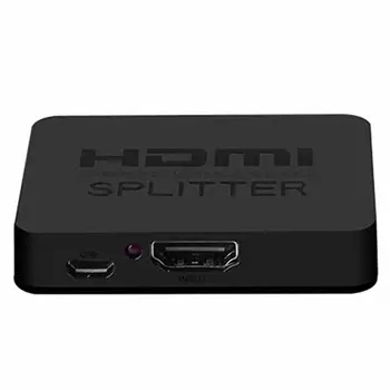 HDMI Splitter 1 x 2, 1 2 Įvesties Išvesties HDMI Stiprintuvo Switcher Lauke Hub Paramos 4KX2K 2160p 3D 1080p (Vienas Įėjimas Į Du Išėjimai)