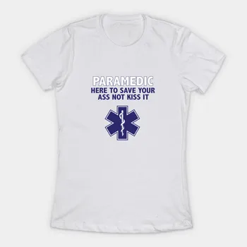 Paramedic Juokinga - Čia Išsaugoti Savo Subinę Ne Pabučiuoti Jį moteriški Marškinėliai