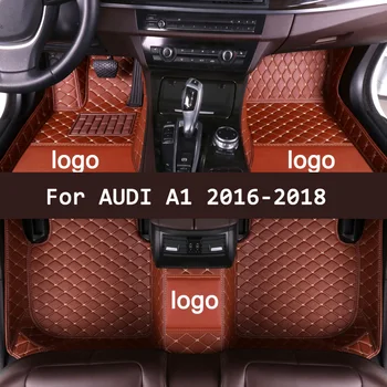 APPDEE oda Automobilių kilimėliai AUDI A1 2016-2018 Custom auto pėdų Pagalvėlės automobilių kilimų dangtis