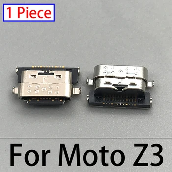 10VNT Micro USB Įkrovimo Įkrovimo Jungtį Prijunkite Dock Lizdas Uosto Moto Vieną Zoom Z3
