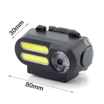 Atsparus vandeniui Mini LED Žibintai Žvejybos Žibintų 4 Apšvietimo Režimai USB Įkrovimo Kempingas Naktį Apšvietimo Žibintas Įrankis