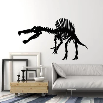 Dinozauro Skeletas Siena Lipdukas Kaukolės Kaulai 