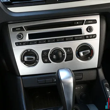Automobilio Stilius Konsolės Apdaila BMW X1 E84 2011-15 Interjero Oro Kondicionierius Tūris Rėmo Apdaila Dangtelio Lipdukas Apdaila