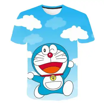 Karikatūra Robotas katė Doraemon Spausdinti drabužių 