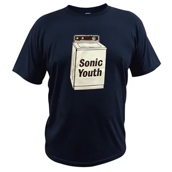 Sonic Youth Marškinėliai Alternatyva Pop Grupė Tees Grafinis Atspausdintas Viršūnes Patogus Atsitiktinis Trumpas Rankovės Homme ES Dydis Medvilnė