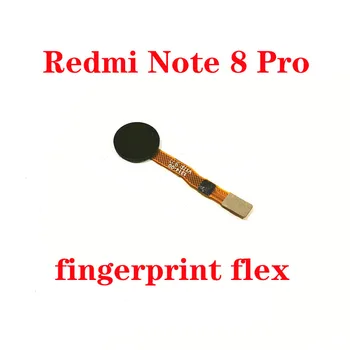 Už Xiaomi Redmi Pastaba 8 Pro touch ID pirštų Atspaudų Jutiklio skaitytuvas Namo Grįžti Mygtukas Meniu Mygtukas Flex Kabelis