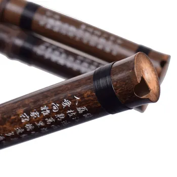 Kinijos Vertikalus Bambuko Fleita Xiao Chromatines Muzikos instrumentų G/F Klavišą, dong xiao Rankų Vamzdis Flauta 8 skylių su Kinijos Mazgas