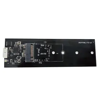 M. 2 NGFF SSD SATA į USB 3.0 SSD Adapteris, 6 Gb Standžiojo Disko Dėžutė Gaubto Išorės Saugojimo Bylos Paramos 2230/2242/2260/2280