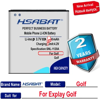 HSABAT Naujas 3600mAh Aukštos Kokybės Mobiliojo Telefono Baterijos Pakeitimo Li-ion už Explay Golfo Baterija
