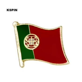 Portugalijos vėliava pin atlapas pin ženklelis 10vnt daug Sagė Piktogramos KS-0146