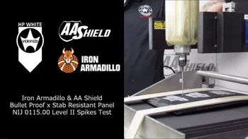 AA Shield Kulka Įrodymas, Minkštas Kūno Šarvai Plokštės Aramido Core NIJ Lvl IIIA E2 Pabandyti Resistand Plokštė II Lygio 6x6 Pora