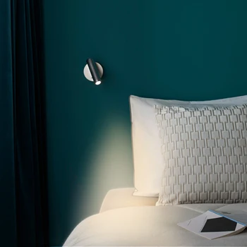 ZEROUNO Sienos Lempa Pritvirtinta Naktiniai LED Sienų apšvietimo patalpų Viešbutis, Svečių Kambarys, miegamasis kambarys, Pagalvėlė knyga skaityti, Šviesos jungiklis
