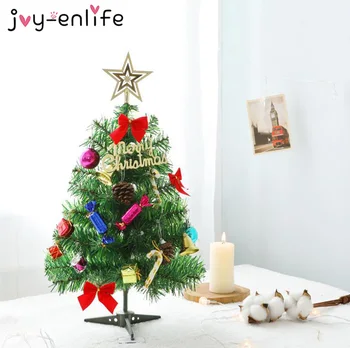 50cm, Pratybos Mini Kalėdų Eglutės Su LED String Žibintai Naujųjų Metų Namų Dekoro Natal Vaikai Dovana Kalėdų Dekoracijos namams