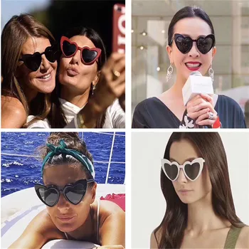 ASOUZ naujas mados ponios akiniai nuo saulės klasikinis retro prekės ženklo dizainas širdies formos vyrams UV400 akiniai vairavimo atspindintis akiniai nuo saulės