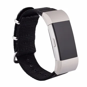 Mada sporto žiūrėti Dirželis Riešo Juostos fitbit mokestis 2 juostos nylon dirželis Fitbit mokestis 2 apyrankę smart watchbands