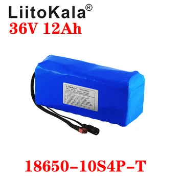 LiitoKala 36V 12ah 10ah 6ah 8ah Lelectric dviračių baterijos 18650 Li-Ion Baterija Didelės Galios 42V Motociklo Scoote XT60 Plug