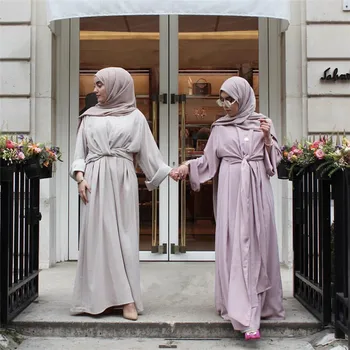Musulmonų mados abayas dėl islamo moterų drabužiai hijab suknelė abaja turkijos musulmonų suknelės caftan dubajus, saudo arabija, juoda abaja