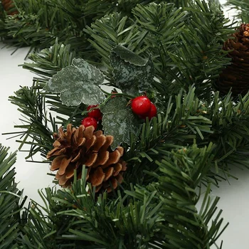 Kalėdos Prekių 1,8 M Kalėdinė Dekoracija Baro Stalviršiai, Juostelės Girliandą Kalėdų Eglučių Papuošalai Žalią Medį Šalies Prekių