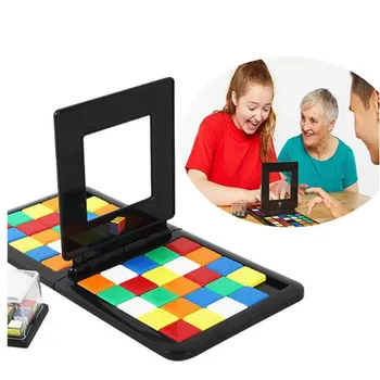 Dėlionės Cube 3D Puzzle Race Cube stalo Žaidimas Vaikams Suaugusiųjų Švietimo Žaislas Tėvų-Vaikų Dvigubai sparčiau Žaidimas Magic Kubeliai
