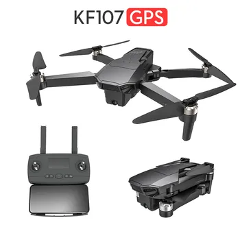 KF107 GPS RC Drone su 4K HD Dual Camera Gestų Kontrolės 25 Minutes 1,5 KM 5G Wifi FPV Brushless Variklio Ūžesys Lauko