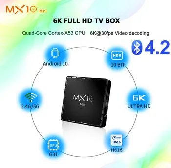 MX10 Mini Smart TV Box 