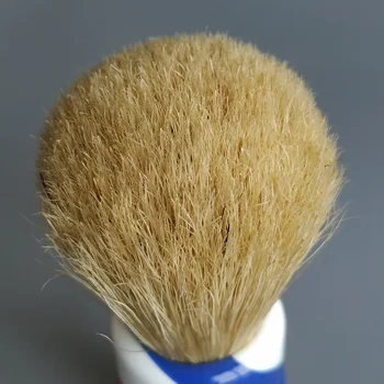 Dscosmetic šernų šerių plaukų mazgų skutimosi šepetėlis su kirpykla polių dervos rankena