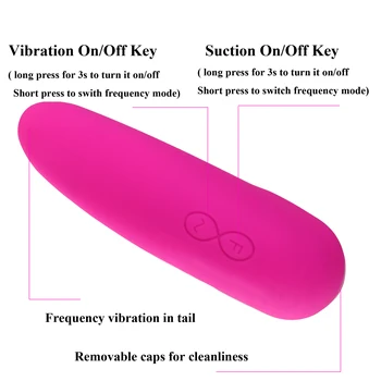 20 Greičių Vibracija Clit Sucker Vibratorius Blowjob Čiulpti Spenelį Klitorio Vaginos Stimuliatorius Sekso Žodžiu Vibracija Sekso Žaislai Moterims