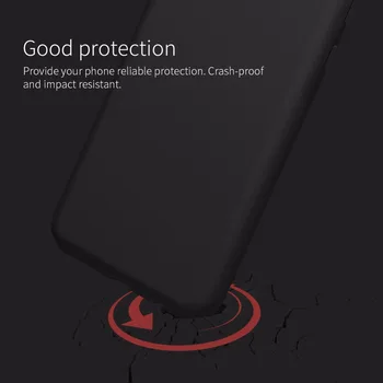 Case For Samsung Galaxy S10e NILLKIN Skystu Silikonu Atveju, Anti-pirštų atspaudų minkštas Galinį dangtelį minkštas atveju Prabanga pakuotė